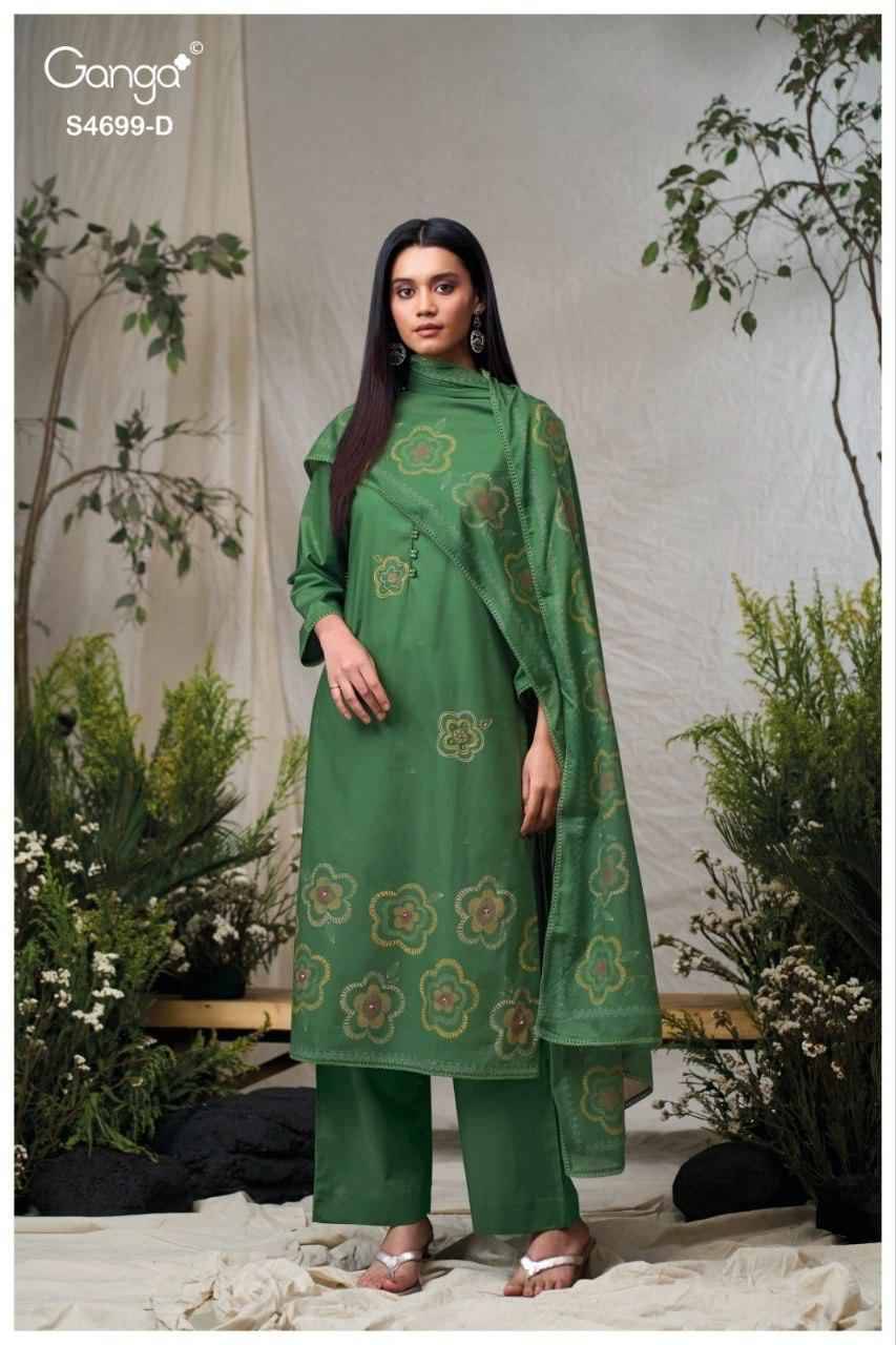 DARPIKA 4699 Series By Ganga Fashion Beautiful Festive Suits Stylish Colorful Fancy Casual Wear & Ethnic Wear PREMIUM COTTON Print Dresses At Wholesale Price